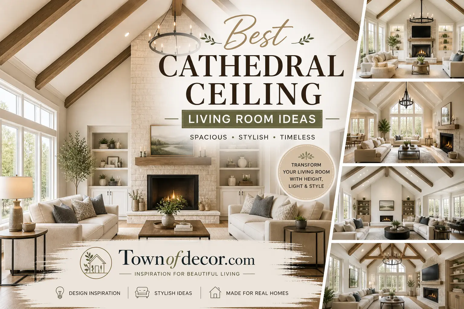 Best Cathedral Ceiling Living Room Ideas
