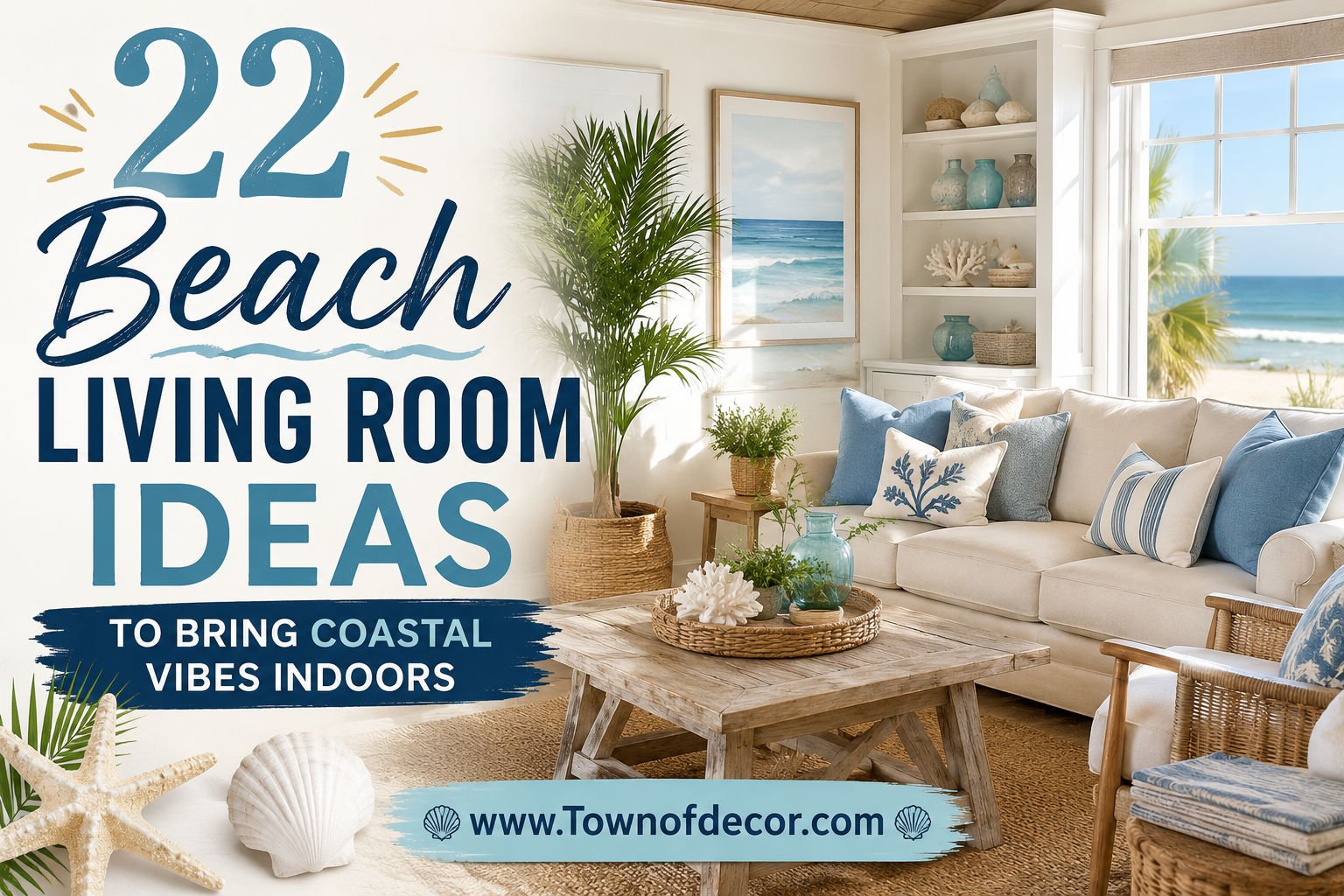 22 Beach Living Room Ideas to Bring Coastal Vibes Indoors